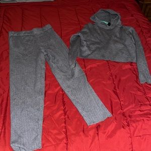 2 piece sweat outfit